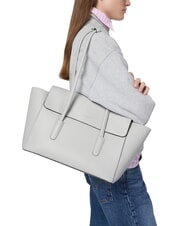 COCCINELLE DOUBLE BEAT Sac à bandoulière neige - Sacs pour Femme - 7