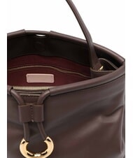 COCCINELLE LISBET Sac à main en cuir avec bandoulière brunette - Sacs pour Femme - 4