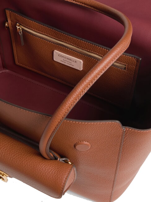 DOUBLE BEAT Sac à bandoulière Cognac - Sacs pour Femme