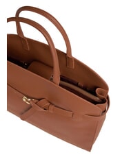 COCCINELLE SABINE Sac &agrave; main en cuir avec bandouli&egrave;re Cognac - Sacs pour Femme - 4