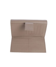 COCCINELLE METALLIC SOFT Grand portefeuille en cuir taupe chaud - Portefeuilles Femme - 2