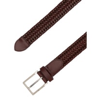 TOMMY HILFIGER OLIVER Ceinture en cuir caf&eacute; en grains - Ceintures - 3