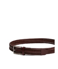 TOMMY HILFIGER OLIVER Ceinture en cuir café en grains - Ceintures - 2