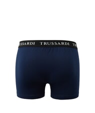 TRUSSARDI BRANDED ELASTIC Deux paires de boxers marine - Slip homme - 2