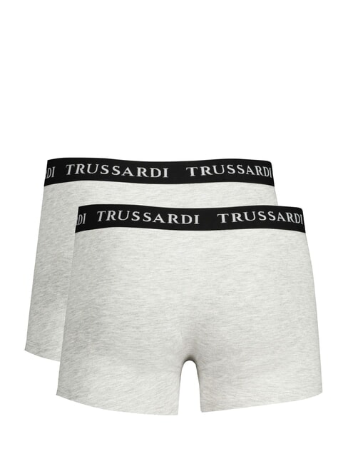 BRANDED ELASTIC Deux paires de boxers m&eacute;lange de gris - Slip homme