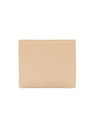 BRACCIALINI BASIC Portefeuille compact en cuir beige - Portefeuilles Femme - 3