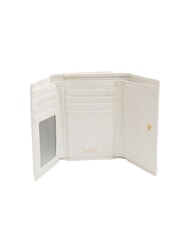 BRACCIALINI BASIC Portefeuille en cuir moyen blanc - Portefeuilles Femme - 2