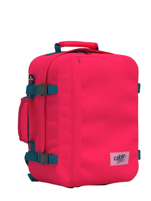 CLASSIC 28L Sac à dos de voyage sous le siège magenta de Miami - Sacs à dos pour l'École & les Loisirs