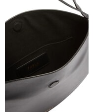 FURLA MOONSTONE  Sac bandoulière en cuir Noir - Sacs pour Femme - 4