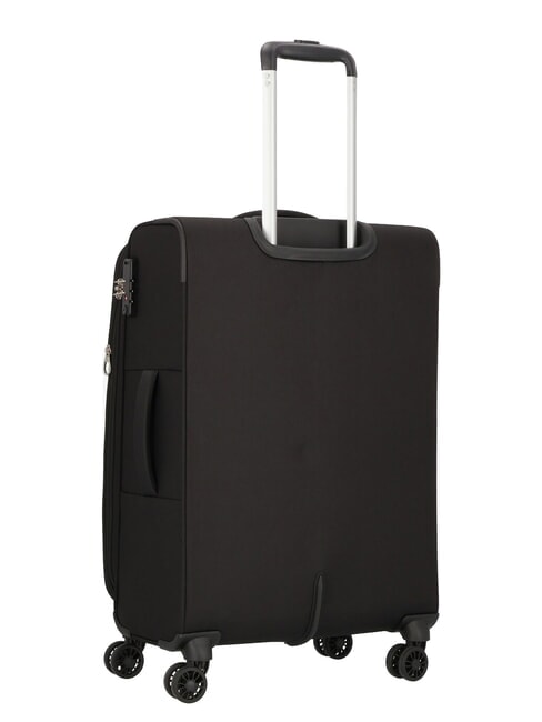 BLAZING RIDE Ensemble de 3 valises à roulettes + sac de voyage + 2 sacs à dos + 2 trousses de beauté gris-noir - Ensemble Valises