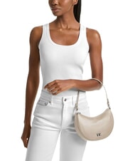 MICHAEL KORS KYLA Sac bandoulière en cuir, avec bandoulière sable clair - Sacs pour Femme - 4