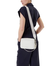 MICHAEL KORS BRYANT Mini sac bandoulière en cuir blanc optique - Sacs pour Femme - 6