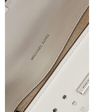 MICHAEL KORS LUDLOW Mini sac bandoulière en cuir blanc optique - Sacs pour Femme - 3
