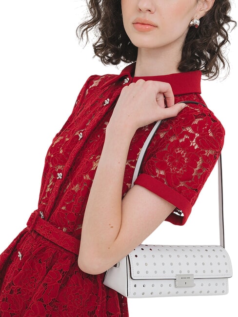 LUDLOW Mini sac bandoulière en cuir blanc optique - Sacs pour Femme