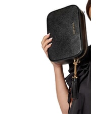 MICHAEL KORS JET SET Mini sac bandoulière en cuir noir - Sacs pour Femme - 4