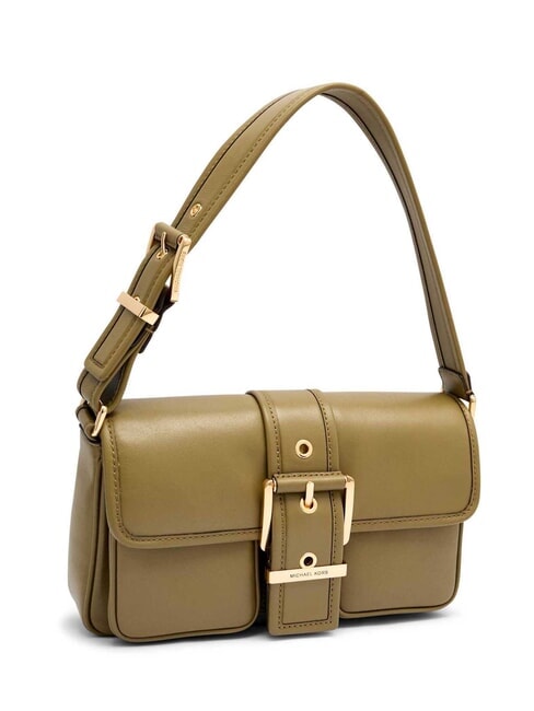 COLBY Sac bandoulière en cuir safari vert - Sacs pour Femme