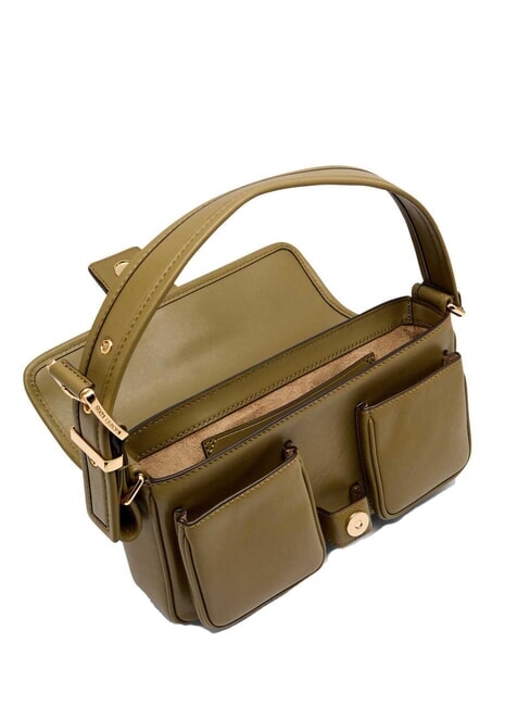 COLBY Sac bandoulière en cuir safari vert - Sacs pour Femme