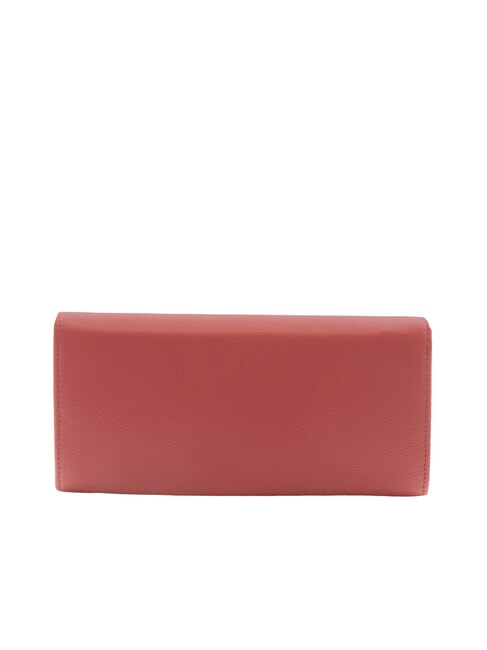 BASIC Portefeuille continental en cuir rouge - Portefeuilles Femme