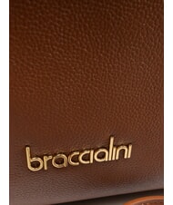 BRACCIALINI GRETA Sac cartable en cuir avec bandoulière marron - Sacs pour Femme - 4