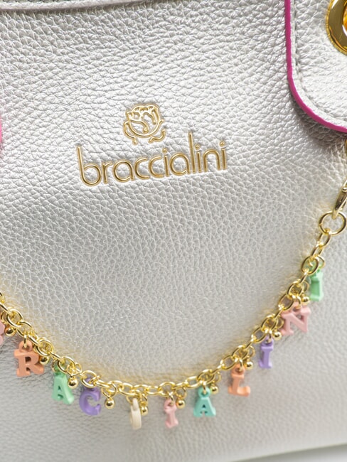 BETH Sac moyen avec pochette amovible argent - Sacs pour Femme