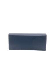 BRACCIALINI BASIC Portefeuille continental en cuir bleu - Portefeuilles Femme - 3