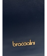 BRACCIALINI GRETA Sac à bandoulière en cuir bleu - Sacs pour Femme - 3