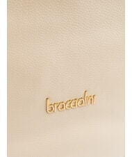 BRACCIALINI GRETA Sac à bandoulière en cuir beige - Sacs pour Femme - 3