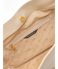 BRACCIALINI GRETA Sac à bandoulière en cuir beige - Sacs pour Femme - 5