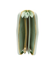 BRACCIALINI BASIC Portefeuille en cuir zipp&eacute; c&eacute;leste - Portefeuilles Femme - 2