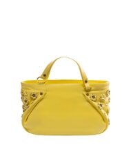 BRACCIALINI SOFIA Sac à main en cuir avec petites fleurs jaune - Sacs pour Femme - 5