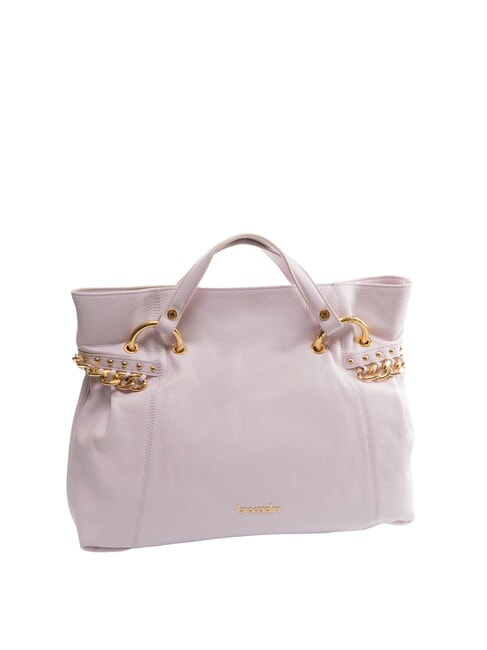 NORA Sac à main en cuir martelé lilas - Sacs pour Femme