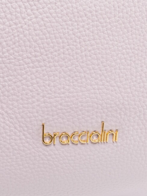 NORA Sac à main en cuir martelé lilas - Sacs pour Femme