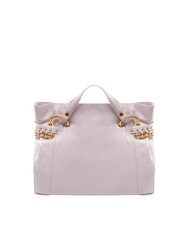 BRACCIALINI NORA Sac à main en cuir martelé lilas - Sacs pour Femme - 4