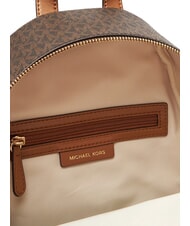 MICHAEL KORS TANNER Sac à dos imprimé du logo sur toute la surface brn/gland - Sacs pour Femme - 5