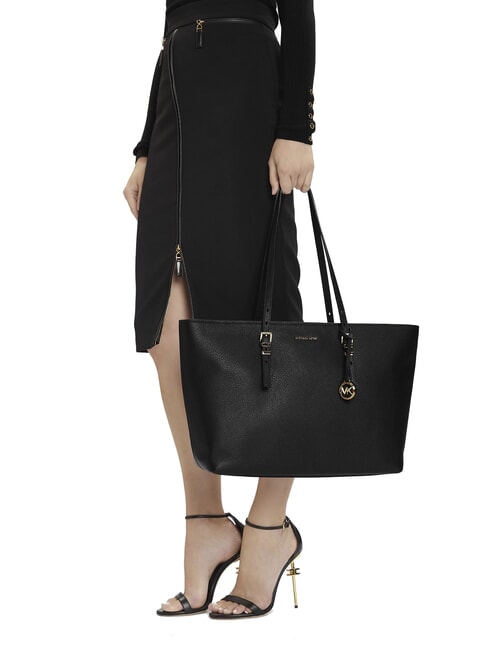 QUINN sac de courses en cuir noir - Sacs pour Femme