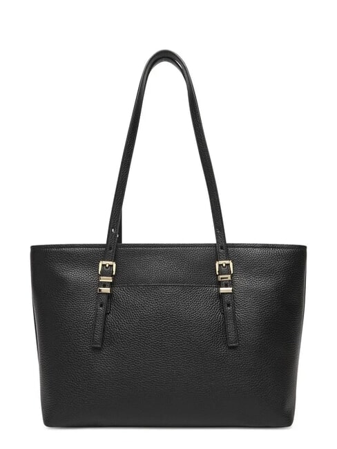 QUINN Sac cabas moyen en cuir noir - Sacs pour Femme