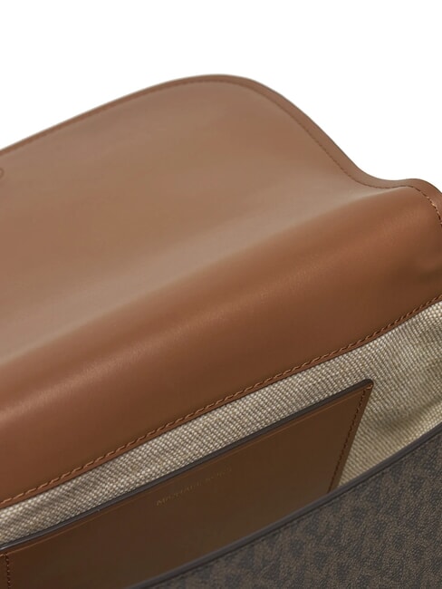 LYDIA Sac bandoulière à rabat brn/gland - Sacs pour Femme