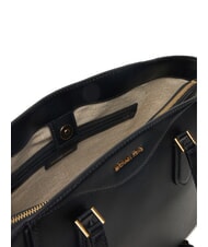 MICHAEL KORS TARYN sac cabas bandoulière en cuir noir - Sacs pour Femme - 4