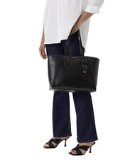 MICHAEL KORS TARYN sac cabas bandoulière en cuir noir - Sacs pour Femme - 5