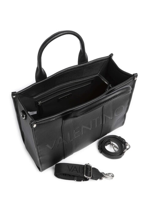 SYRIA RE Sac à main avec deux bandoulières noir - Sacs pour Femme