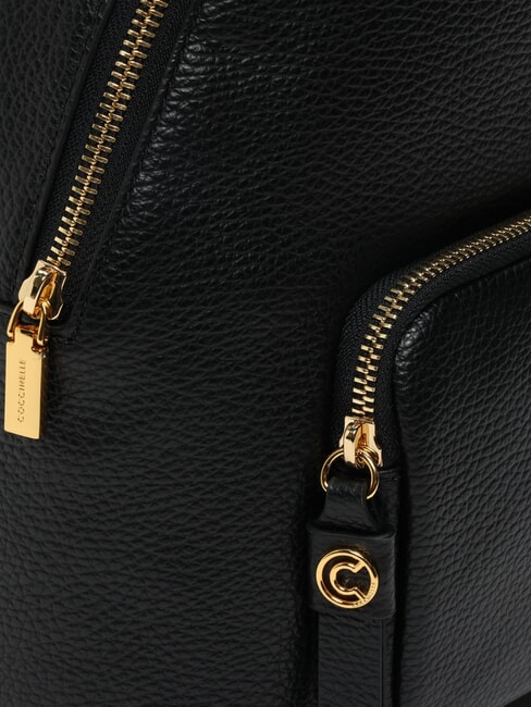 FENIX Sac à dos moyen en cuir Noir - Sacs pour Femme