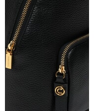 COCCINELLE FENIX Sac à dos moyen en cuir Noir - Sacs pour Femme - 4