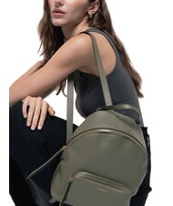 COCCINELLE JEN Sac à dos rond en cuir avec poche vert laurier - Sacs pour Femme - 4