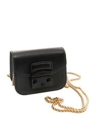 FURLA METROPOLIS Micro sac bandouli&egrave;re Noir - Sacs pour Femme - 2