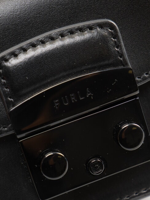 METROPOLIS Micro sac bandouli&egrave;re Noir - Sacs pour Femme