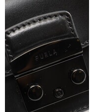 FURLA METROPOLIS Micro sac bandouli&egrave;re Noir - Sacs pour Femme - 3