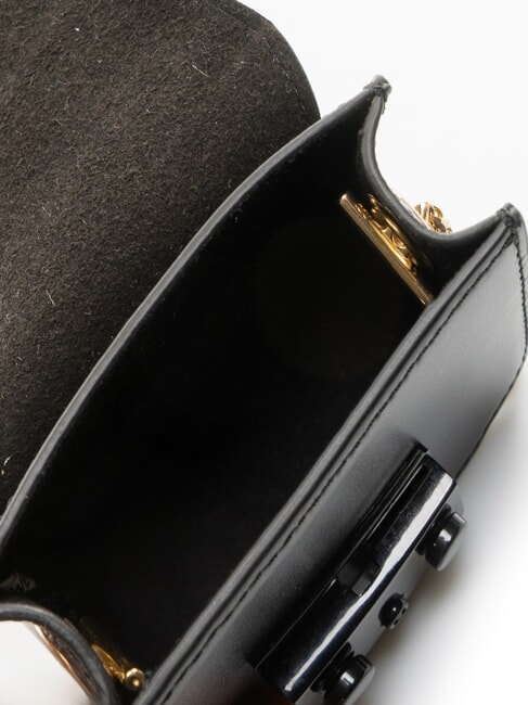 METROPOLIS Micro sac bandouli&egrave;re Noir - Sacs pour Femme