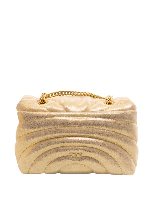 LOVE PUFF CLASSIC Grand sac convertible or/sable-or antique - Sacs pour Femme