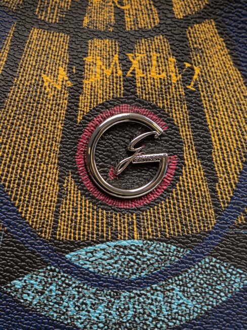 PLANETARIUM sac bandouli&egrave;re plan&egrave;te.impression noire - Sacs pour Femme