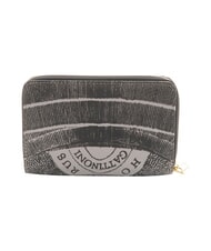 GATTINONI PLANETARIUM Portefeuille porte-monnaie de taille moyenne monochrome gris clair/noir - Portefeuilles Femme - 4